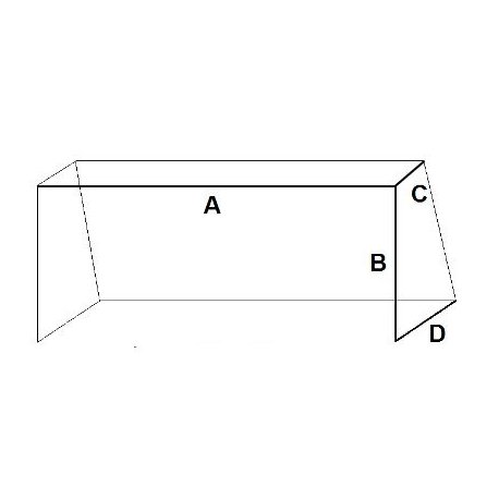 Sieť futbal 3x2x0.8x1.2m / 4mm Mini4